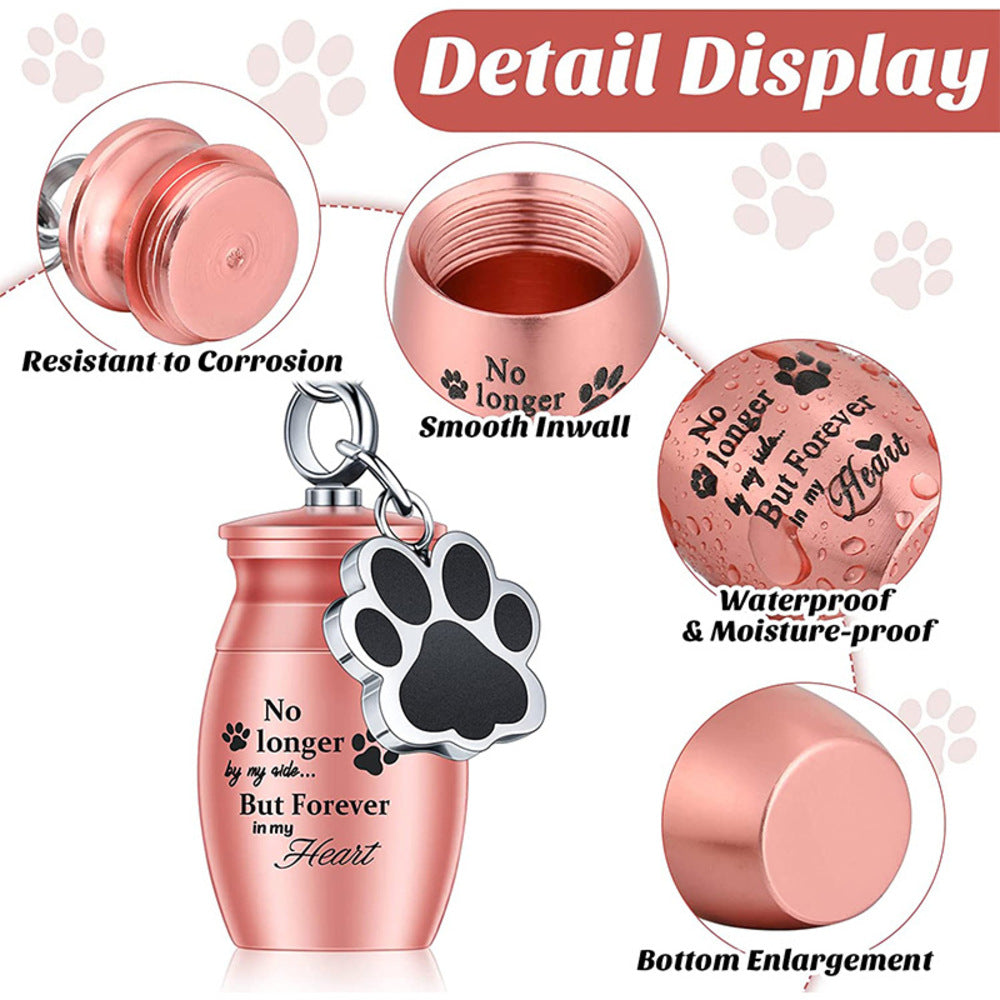 Pet Urn Keychain for Dog & Cat Ashes