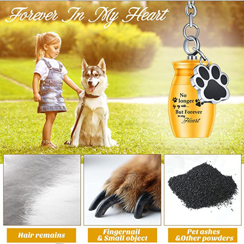 Pet Urn Keychain for Dog & Cat Ashes