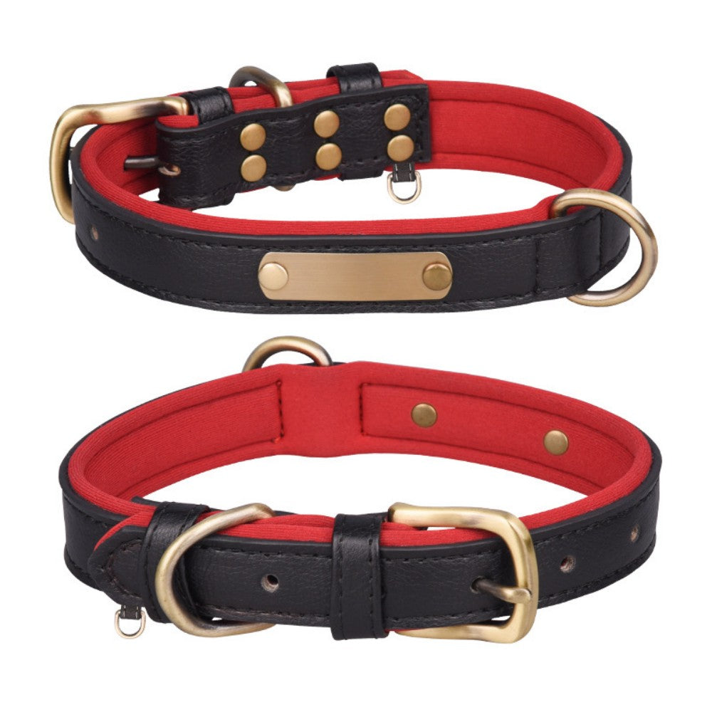 Custom PU Leather Pet Collar