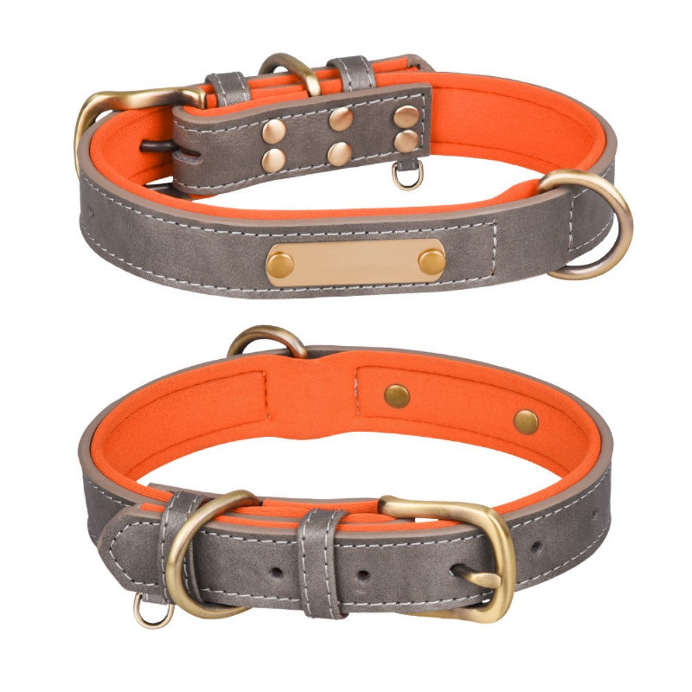 Custom PU Leather Pet Collar