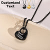 Stainless Steel Heart Urn Pendant Necklace | Engravable Memorial Jewelry