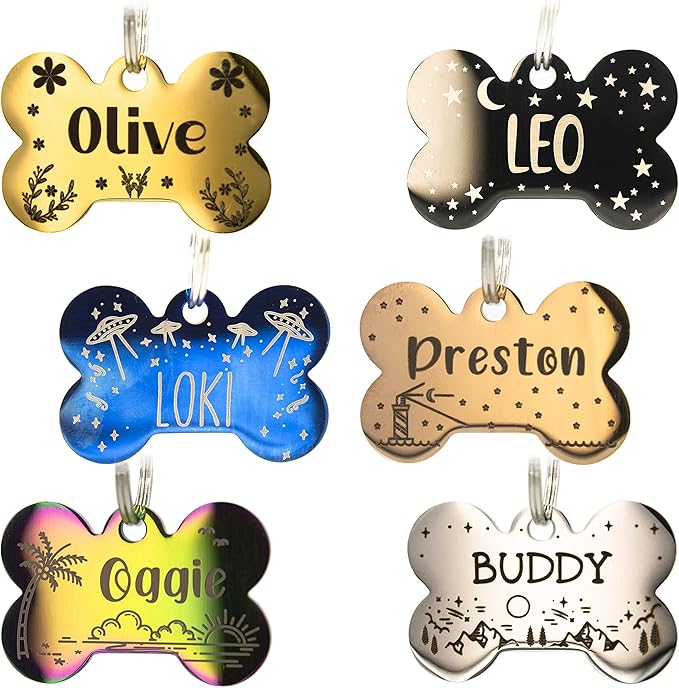 Personalized Stainless Steel Dog Tag